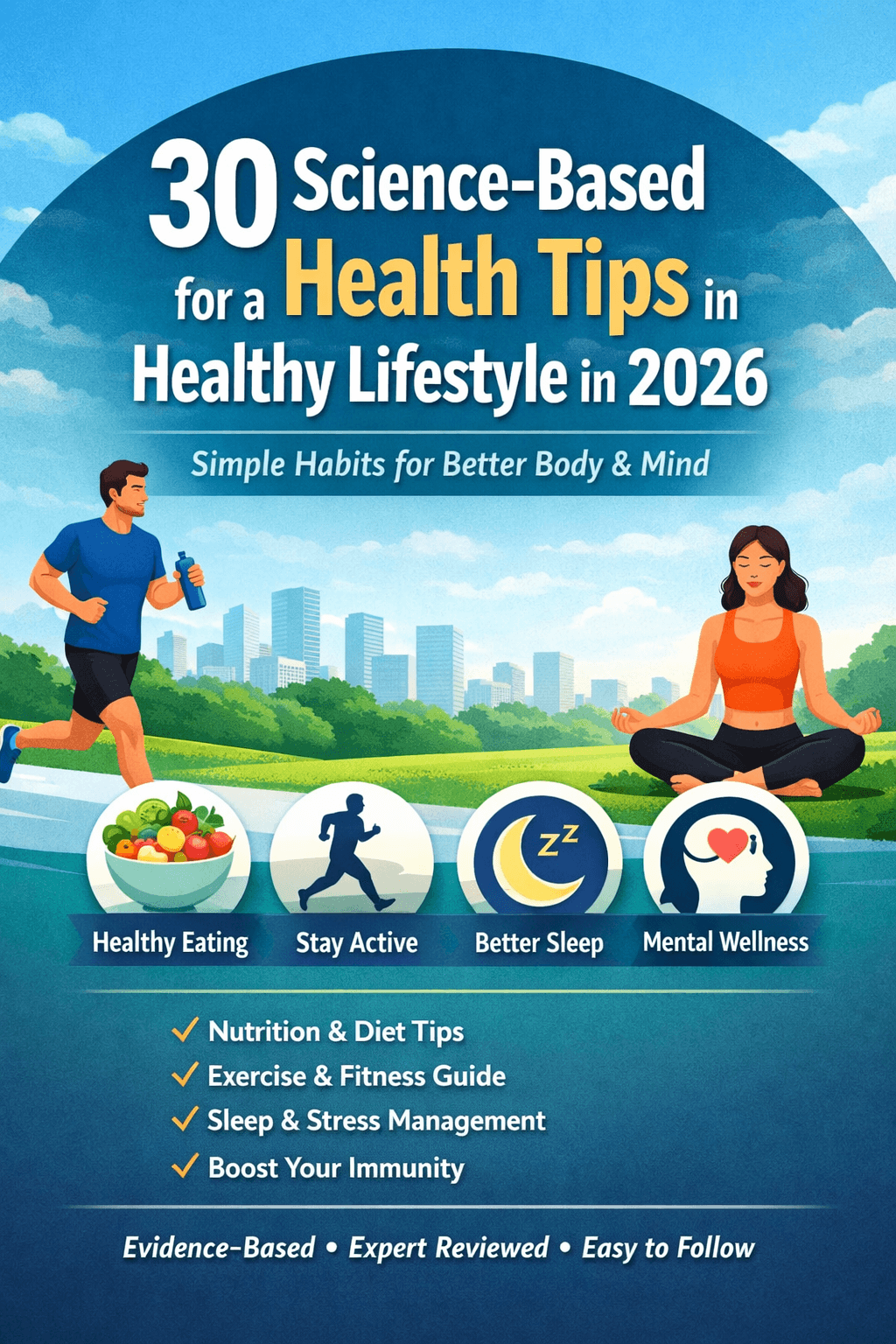 30 Powerful Health Tips for a Better Life in 2026 (Science-Based Guide)